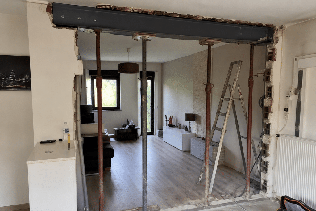 Ouverture de mur porteur à Lille